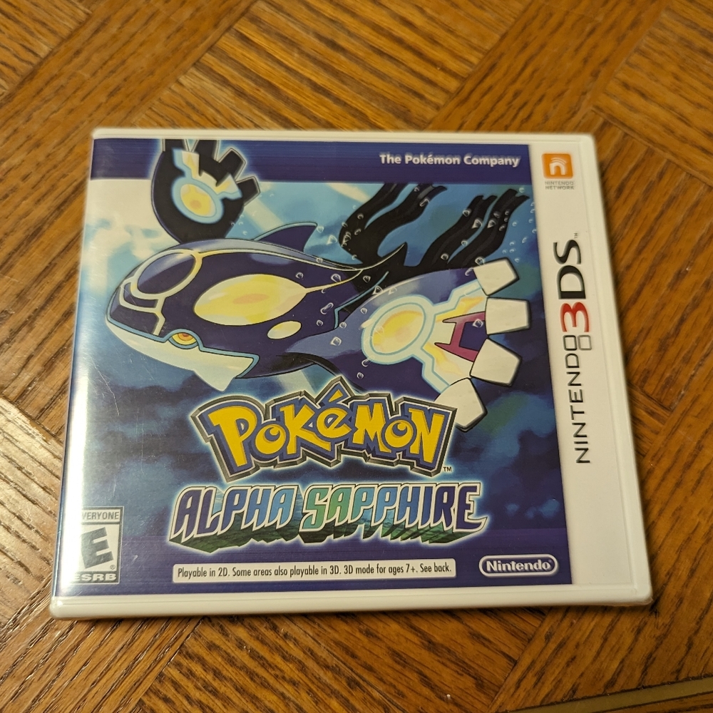 Pokemon Alpha Sapphire Nintendo 3ds Game - New In Box